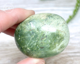 Chrysoprase Chunky Palm Stone #2