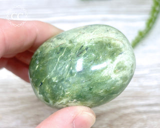 Chrysoprase Chunky Palm Stone #2