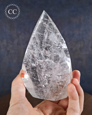 Clear Quartz Flame #3