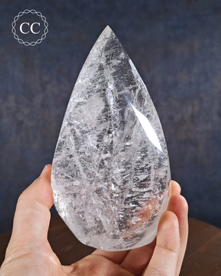 Clear Quartz Flame #3