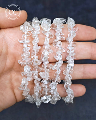 Clear Quartz Gemchip Bracelet