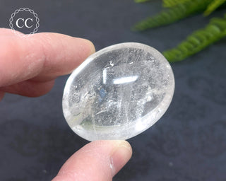 Clear Quartz Chunky Palm Stone #5