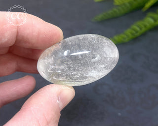 Clear Quartz Chunky Palm Stone #5