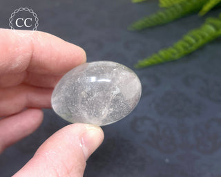 Clear Quartz Chunky Palm Stone #5