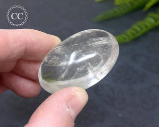 Clear Quartz Chunky Palm Stone #6