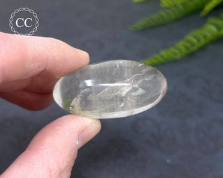 Clear Quartz Chunky Palm Stone #6