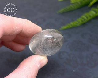 Clear Quartz Chunky Palm Stone #6