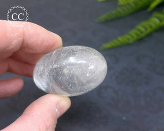 Clear Quartz Chunky Palm Stone #8