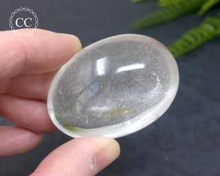 Clear Quartz Chunky Palm Stone #10