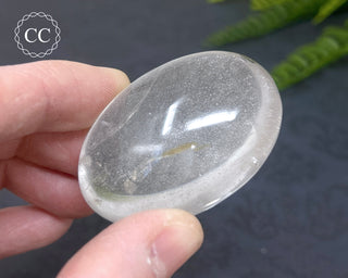 Clear Quartz Chunky Palm Stone #10