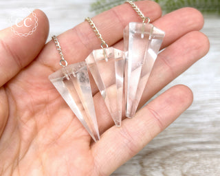 Clear Quartz Pendulum
