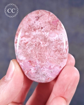 Cobalto Calcite Palm Stone #4