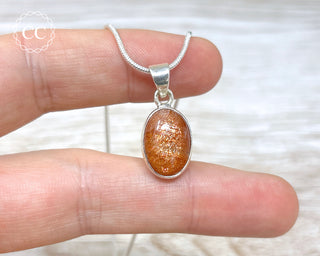 Confetti Sunstone Silver Necklace #1