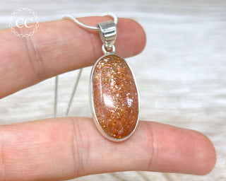 Confetti Sunstone Silver Necklace #2