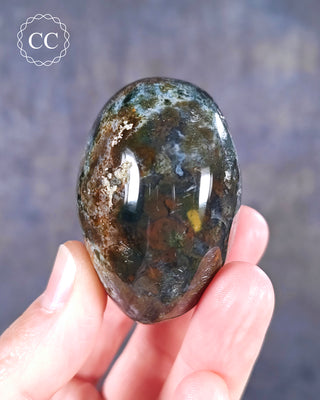 Cosmic Jasper Chunky Palm Stone #1