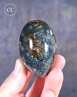Cosmic Jasper Chunky Palm Stone #1