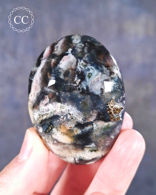 Cosmic Jasper Chunky Palm Stone #2