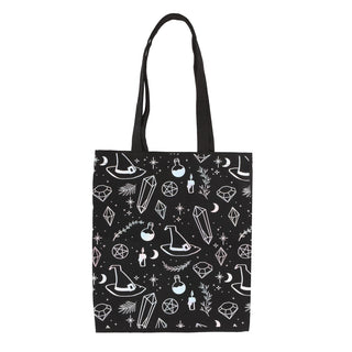 Crystal Witch Shopping Tote Bag
