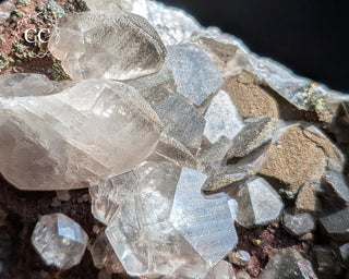 Calcite with Pyrite - Daye Mine, Hubei #7
