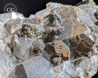 Calcite with Pyrite - Daye Mine, Hubei #2