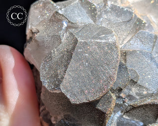 Calcite with Pyrite - Daye Mine, Hubei #3