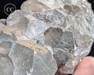 Calcite with Pyrite - Daye Mine, Hubei #3