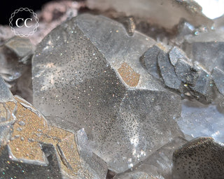 Calcite with Pyrite - Daye Mine, Hubei #3