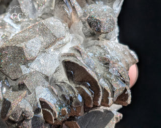 Calcite with Pyrite - Daye Mine, Hubei #5
