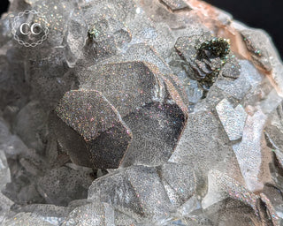 Calcite with Pyrite - Daye Mine, Hubei #5