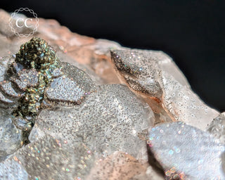 Calcite with Pyrite - Daye Mine, Hubei #5