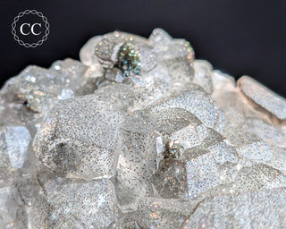 Calcite with Pyrite - Daye Mine, Hubei #5