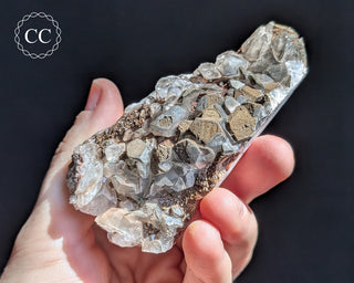 Calcite with Pyrite - Daye Mine, Hubei #7