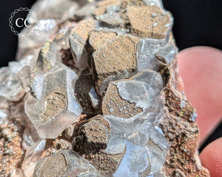 Calcite with Pyrite - Daye Mine, Hubei #7