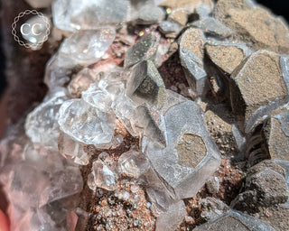 Calcite with Pyrite - Daye Mine, Hubei #7