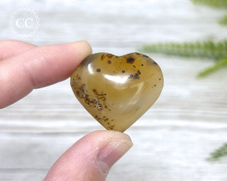 Dendritic Agate Heart