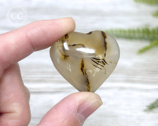 Dendritic Agate Heart