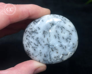 Dendritic Opal | Merlinite Chunky Palm Stone #3