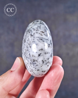 Dendritic Opal | Merlinite Chunky Palm Stone #6