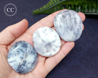 Dendritic Opal | Merlinite Palm Stone