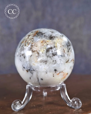 Dendritic Opal | Merlinite Sphere #1