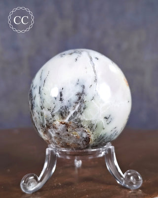 Dendritic Opal | Merlinite Sphere #1