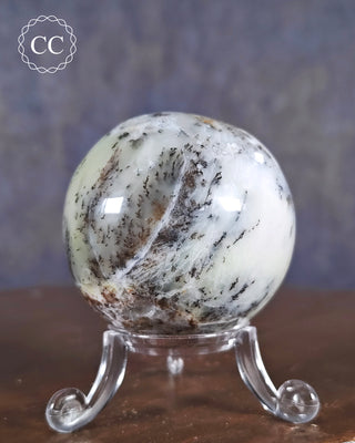 Dendritic Opal | Merlinite Sphere #1