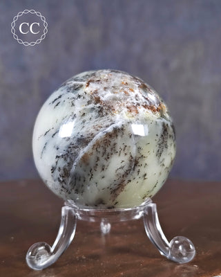Dendritic Opal | Merlinite Sphere #1
