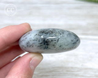 Dendritic Opal | Merlinite Chunky Palm Stone #6