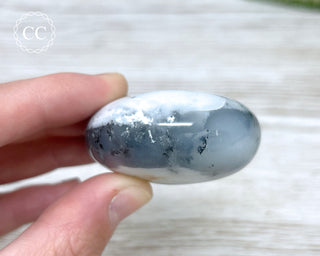 Dendritic Opal | Merlinite Chunky Palm Stone #9