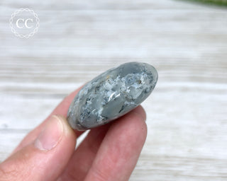 Dendritic Opal | Merlinite Chunky Palm Stone #10