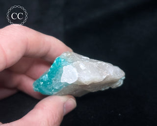 Dioptase in Quartz #2