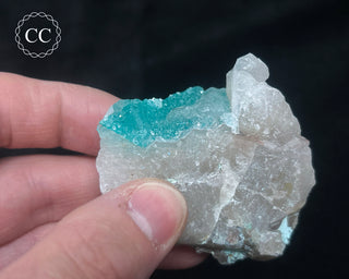 Dioptase in Quartz #2