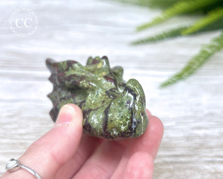 Dragons Blood Jasper Dragon Skull #1