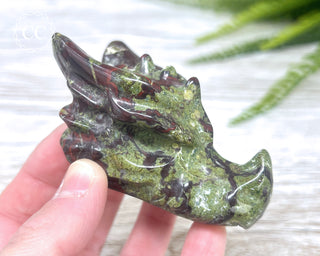 Dragons Blood Jasper Dragon Skull #1